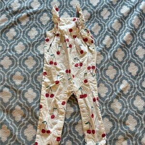 NWOT Carter's Cream Cherry Print Romper Size 24 Months